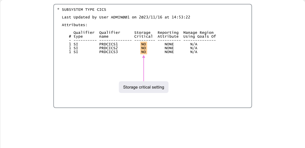 Workload Management and WLM How WLM Works: Workload Management and WLM - Storage Goals screenshot